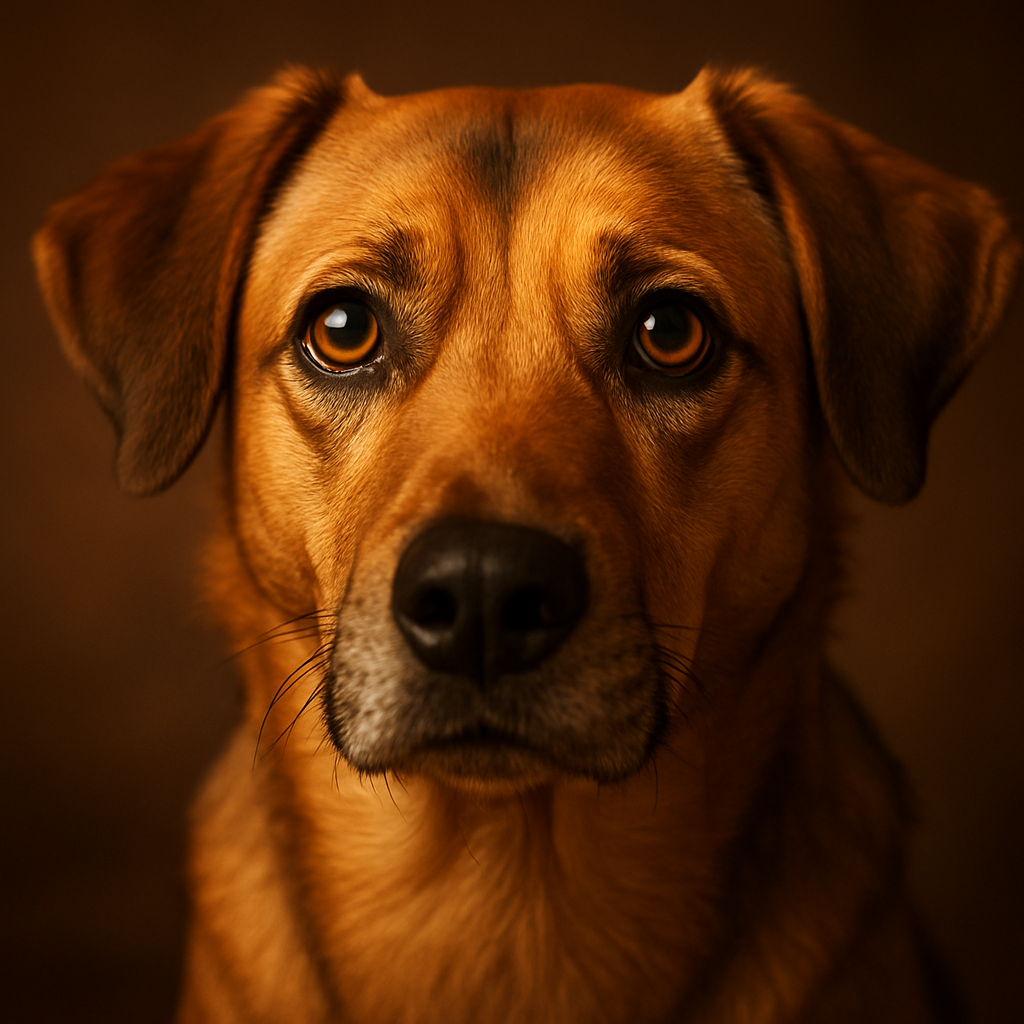 Gros plan sur les yeux expressifs d'un chien